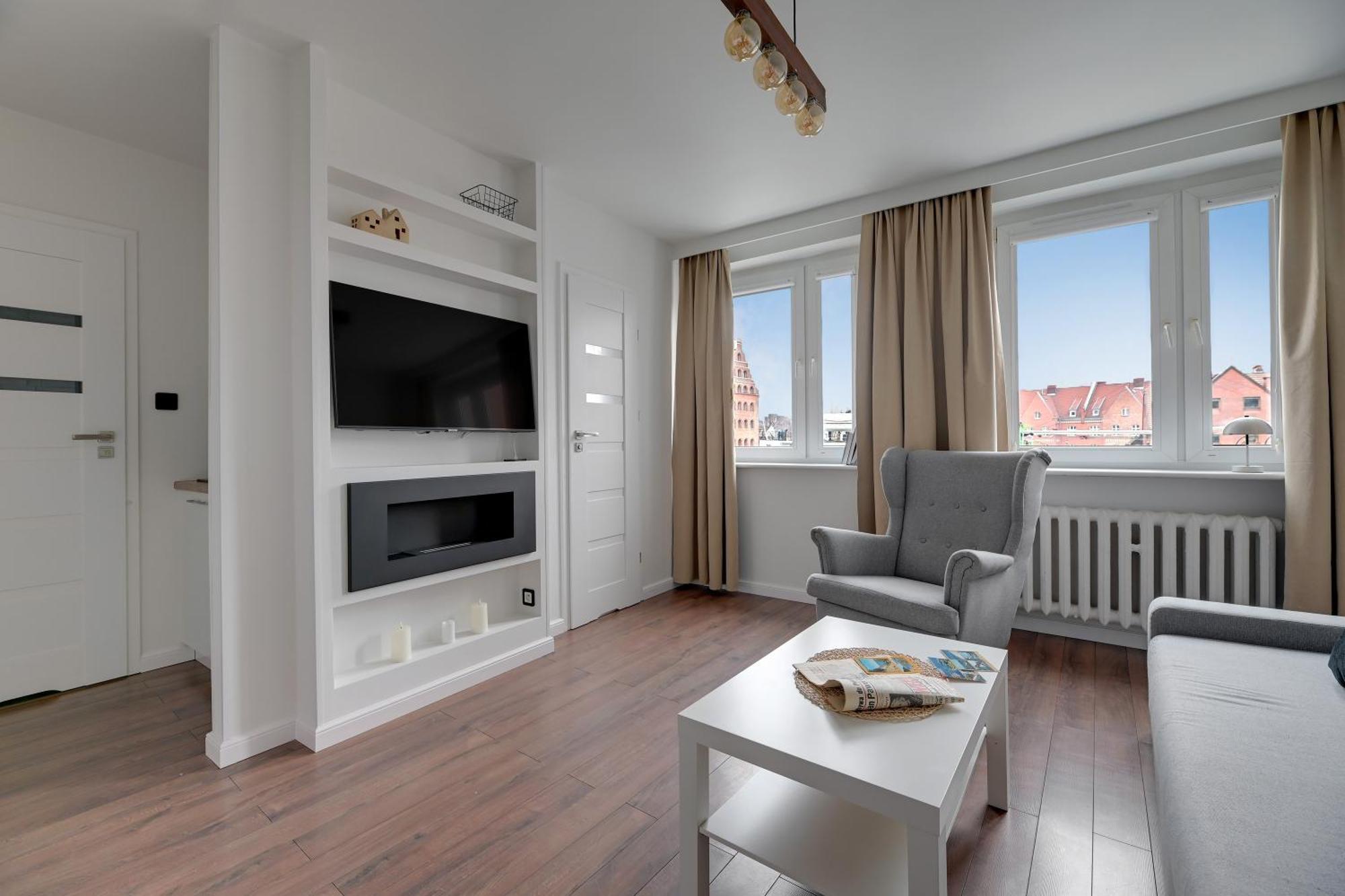 Motlawa Bulvar Residence Z Widokiem Na Rzeke Motlawa By Downtown Apartments Gdansk Dış mekan fotoğraf