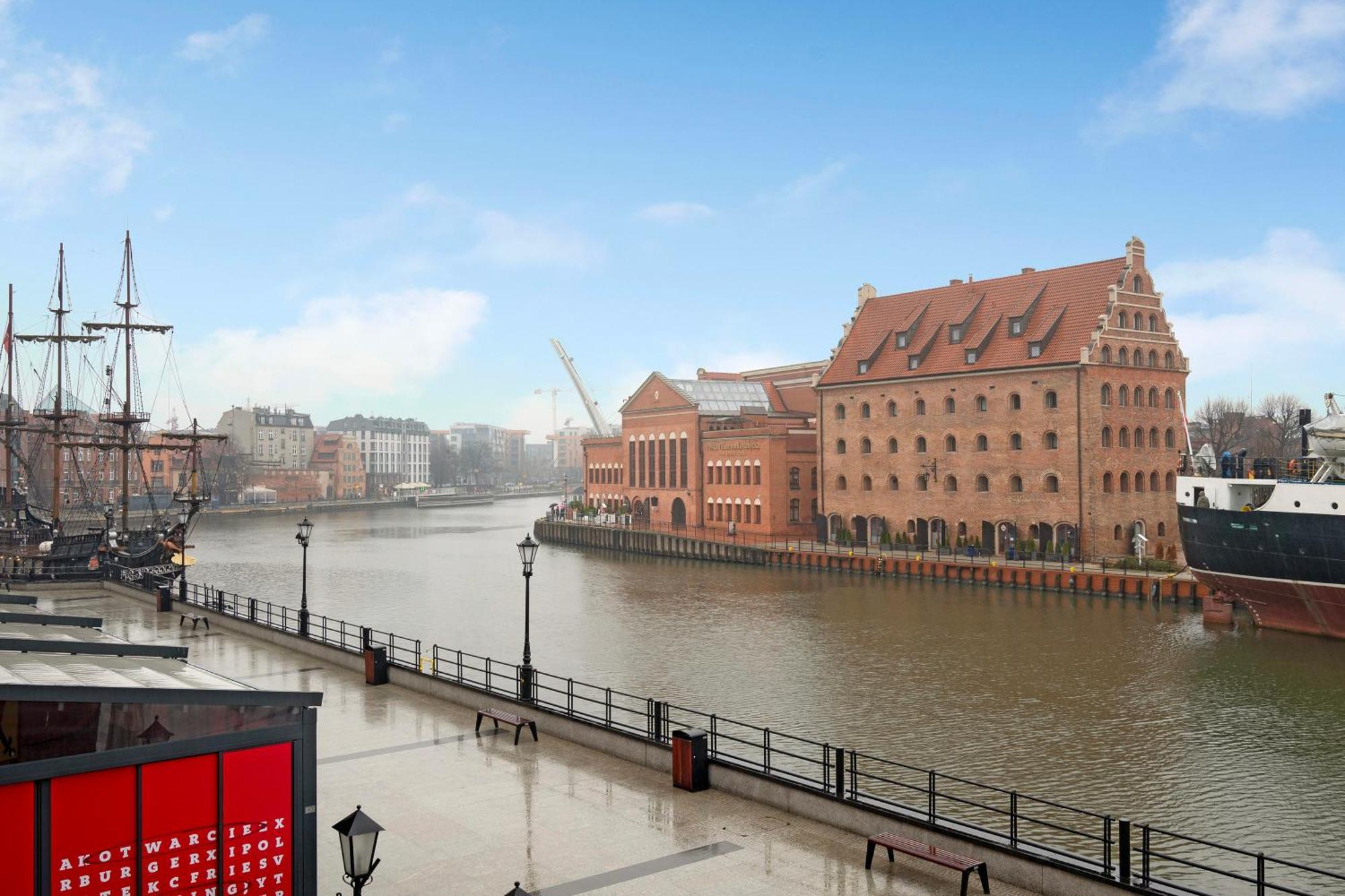 Motlawa Bulvar Residence Z Widokiem Na Rzeke Motlawa By Downtown Apartments Gdansk Dış mekan fotoğraf